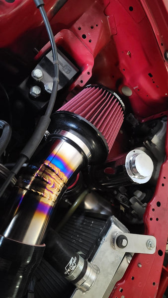 3.5'' K-Swap Short Ram Titanium Intake - Standard Filter only